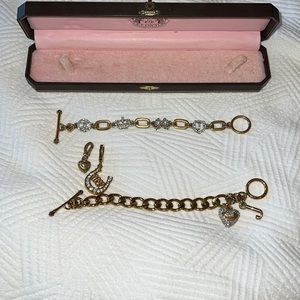 Vintage juicy couture bracelet and charm